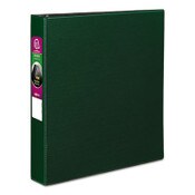 Avery® Durable Non-View Binder with DuraHinge and Slant Rings, 3 Rings, 1.5" Capacity, 11 x 8.5, Green Item: AVE27353