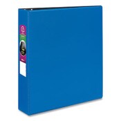 Avery® Durable Non-View Binder with DuraHinge and Slant Rings, 3 Rings, 2" Capacity, 11 x 8.5, Blue Item: AVE27551