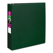 Avery® Durable Non-View Binder with DuraHinge and Slant Rings, 3 Rings, 2" Capacity, 11 x 8.5, Green Item: AVE27553