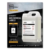 Avery® UltraDuty GHS Chemical Waterproof and UV Resistant Labels, 4 x 4, White, 4/Sheet, 50 Sheets/Box Item: AVE60504