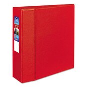 Avery® Heavy-Duty Non-View Binder with DuraHinge and Locking One Touch EZD Rings, 3 Rings, 3" Capacity, 11 x 8.5, Red Item: AVE79583
