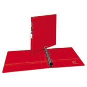 Avery® Heavy-Duty Non-View Binder with DuraHinge and One Touch EZD Rings, 3 Rings, 1" Capacity, 11 x 8.5, Red Item: AVE79589
