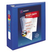 Avery® Heavy-Duty View Binder with DuraHinge and Locking One Touch EZD Rings, 3 Rings, 3" Capacity, 11 x 8.5, Pacific Blue Item: AVE79811