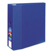 Avery® Heavy-Duty Non-View Binder with DuraHinge, Locking One Touch EZD Rings and Thumb Notch, 3 Rings, 5" Capacity, 11 x 8.5, Blue Item: AVE79886
