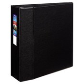 Avery® Heavy-Duty Non-View Binder with DuraHinge and Locking One Touch EZD Rings, 3 Rings, 4" Capacity, 11 x 8.5, Black Item: AVE79984