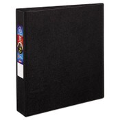 Avery® Heavy-Duty Non-View Binder with DuraHinge and One Touch EZD Rings, 3 Rings, 1.5" Capacity, 11 x 8.5, Black Item: AVE79985