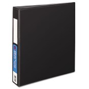 Avery® Heavy-Duty Non-View Binder with DuraHinge and One Touch EZD Rings, 3 Rings, 1.5" Capacity, 11 x 8.5, Black Item: AVE79991