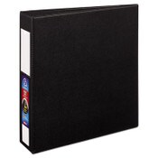 Avery® Heavy-Duty Non-View Binder with DuraHinge and One Touch EZD Rings, 3 Rings, 2" Capacity, 11 x 8.5, Black Item: AVE79992