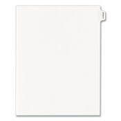 Avery® Allstate-Style Legal Side Tab Dividers, Exhibit A, Letter, White, 25/Pack Item: AVE82107