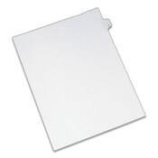 Avery® Preprinted Legal Exhibit Side Tab Index Dividers, Allstate Style, 26-Tab, D, 11 x 8.5, White, 25/Pack Item: AVE82166
