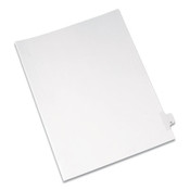 Avery® Preprinted Legal Exhibit Side Tab Index Dividers, Allstate Style, 26-Tab, X, 11 x 8.5, White, 25/Pack Item: AVE82186
