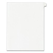 Avery® Preprinted Legal Exhibit Side Tab Index Dividers, Allstate Style, 10-Tab, 1, 11 x 8.5, White, 25/Pack Item: AVE82199