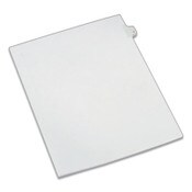 Avery® Preprinted Legal Exhibit Side Tab Index Dividers, Allstate Style, 10-Tab, 4, 11 x 8.5, White, 25/Pack Item: AVE82202