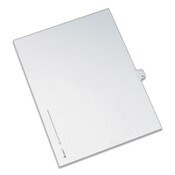 Avery® Preprinted Legal Exhibit Side Tab Index Dividers, Allstate Style, 10-Tab, 11, 11 x 8.5, White, 25/Pack Item: AVE82209