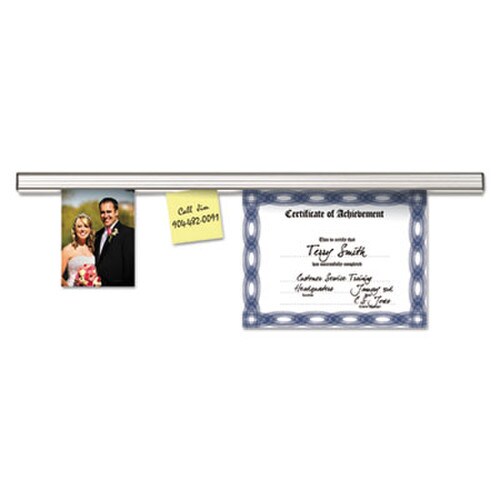 Advantus Grip-A-Strip Display Rail, 48 x 1.5, Aluminum Finish Item: AVT2010