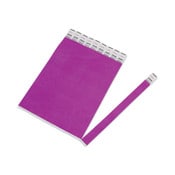 Advantus Crowd Management Wristbands, Sequentially Numbered, 9.75" x 0.75", Purple, 100/Pack Item: AVT75440