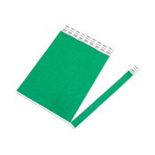 Advantus Crowd Management Wristbands, Sequentially Numbered, 10" x 0.75", Green, 100/Pack Item: AVT75443
