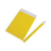 Advantus Crowd Management Wristbands, Sequentially Numbered, 10" x 0.75", Yellow, 100/Pack Item: AVT75444