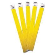 Advantus Crowd Management Wristbands, Sequentially Numbered, 9.75" x 0.75", Yellow, 500/Pack Item: AVT75512