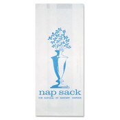 Bagcraft Nap Sack Sanitary Disposal Bags, 4" x 2" x 9", White, 1,000/Carton Item: BGC300314