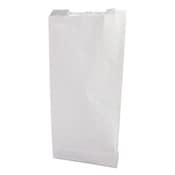Bagcraft Grease-Resistant Single-Serve Bags, 6" x 0.75" x 6.5", White, 2,000/Carton Item: BGC300405