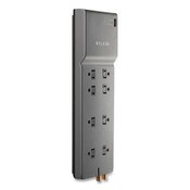 Belkin® Home/Office Surge Protector, 8 AC Outlets, 12 ft Cord, 3,390 J, Dark Gray Item: BLKBE10823012