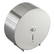 Bobrick Jumbo Toilet Tissue Dispenser, 10.66 x 4.5 x 10.63, Silver Item: BOB2890