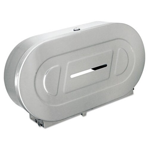 Bobrick Toilet Tissue 2 Roll Dispenser, Jumbo, 20.81 x 5.31 x 11.38, Satin-Finish Stainless Steel Item: BOB2892