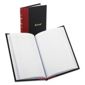 Boorum & Pease® Record and Account Book with Red Spine, Custom Rule, Black/Red/Gold Cover, 7.5 x 5 Sheets, 144 Sheets/Book Item: BOR96304