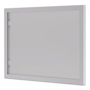 HON® BL Series Hutch Doors, Glass, 13.25w x 17.38h, Silver/Frosted Item: BSXBL72HDG
