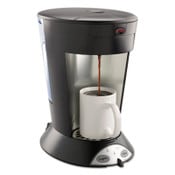 BUNN® My Cafe Pourover Commercial Grade Coffee/Tea Pod Brewer, Stainless Steel, Black Item: BUNMCP