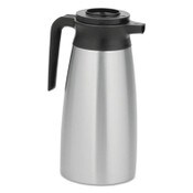 BUNN® 1.9 Liter Thermal Pitcher, Stainless Steel/Black Item: BUNVACPIT19