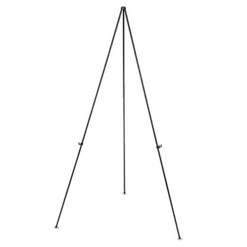 MasterVision® Instant Easel, 61.5" High, Black, Steel, Lightweight Item: BVCFLX04201MV
