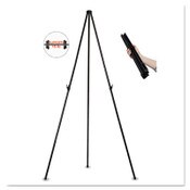 MasterVision® Instant Easel, 61.5" High, Black, Steel, Heavy-Duty Item: BVCFLX10201MV