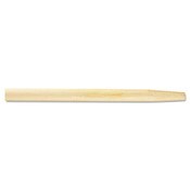 Boardwalk® Tapered End Broom Handle, Lacquered Hardwood, 1.13" dia x 54", Natural Item: BWK124