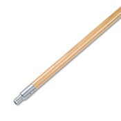 Boardwalk® Metal Tip Threaded Hardwood Broom Handle, 0.94" dia x 60", Natural Item: BWK136