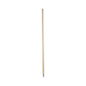 Boardwalk® Metal Tip Threaded Hardwood Broom Handle, 1.13" dia x 60", Natural Item: BWK138