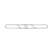Boardwalk® Clip-On Dust Mop Frame, 60w x 5d, Zinc Plated Item: BWK1460