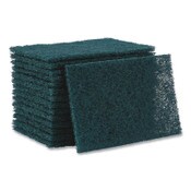 Boardwalk® Heavy-Duty Scour Pad, 6 x 9, Green 15/Carton Item: BWK186