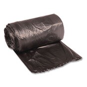 Boardwalk® Low-Density Waste Can Liners, 16 gal, 0.35 mil, 24" x 32", Black, Perforated Roll, 50 Bags/Roll, 10 Rolls/Carton Item: BWK2432L