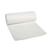 Boardwalk® Low-Density Waste Can Liners, 30 gal, 0.5 mil, 30" x 36", White, Perforated Roll, 10 Bags/Roll, 20 Rolls/Carton Item: BWK511