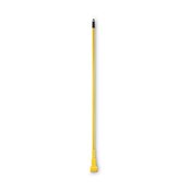 Boardwalk® Plastic Jaws Mop Handle for 5 Wide Mop Heads, Aluminum, 1" dia x 60", Yellow Item: BWK610