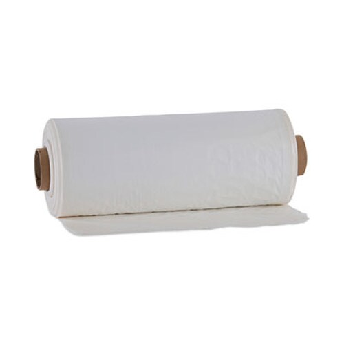 Boardwalk® Industrial Drum Liners Rolls, 60 gal, 1.8 mil, 38" x 63", Clear, 75/Carton Item: BWKD38633CL