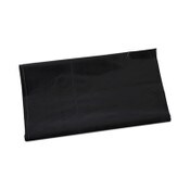 Boardwalk® Linear Low Density Industrial Can Liners, 45 gal, 1.7 mil, 40" x 46", Black, Flat Pack, 100/Carton Item: BWKG4046HBL