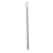 Boardwalk® Wrapped Giant Straws, 7.75", Polypropylene, Red, 7,200/Carton Item: BWKGSTW775RD