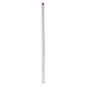 Boardwalk® Wrapped Jumbo Straws, 10.25", Polypropylene, Red, 2,000/Carton Item: BWKJSTW1025RED