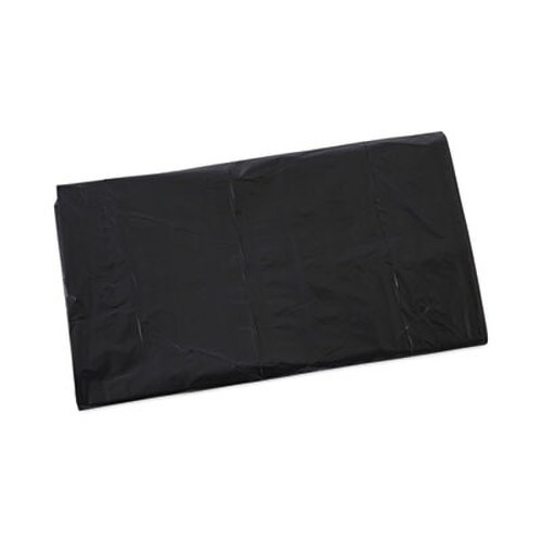 Boardwalk® Linear Low Density Industrial Can Liners, 45 gal, 0.7 mil, 40" x 46", Black, Flat Pack, 100/Carton Item: BWKL4046H