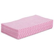 Boardwalk® Foodservice Wipers, 12 x 21, Pink/White, 200/Carton Item: BWKN8140