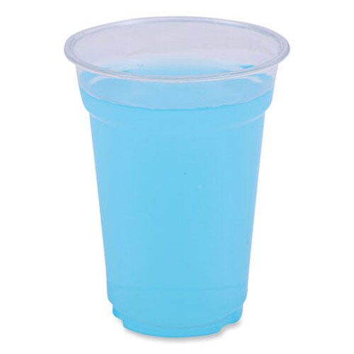 Boardwalk® Clear Plastic Cold Cups, 9 oz, PET, 50 Cups/Sleeve, 20 Sleeves/Carton Item: BWKPET9