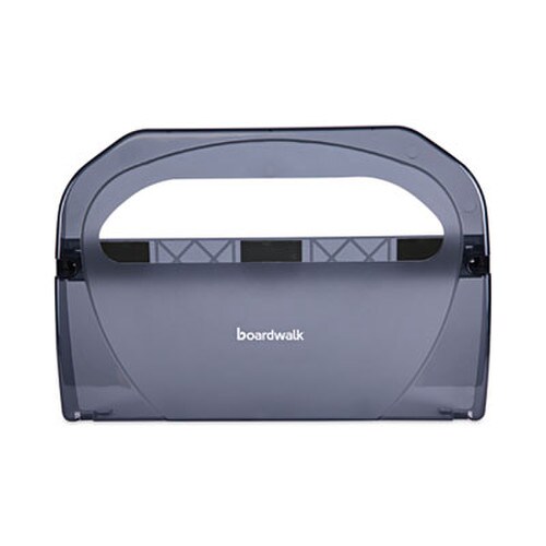 Boardwalk® Toilet Seat Cover Dispenser, 17.25 x 3.13 x 11.75, Smoke Black Item: BWKTS510SBBWEA